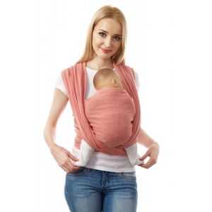 Слинг-шарф Mum's Era "Нидл", мандарин 4,7 плотность 230 гр/м2 